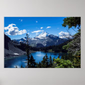 Mt Baker-top - canvasprint Poster (Voorkant)