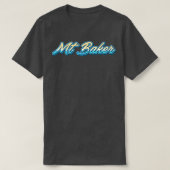 Mt Baker Typografie 1 T-shirt (Design voorkant)