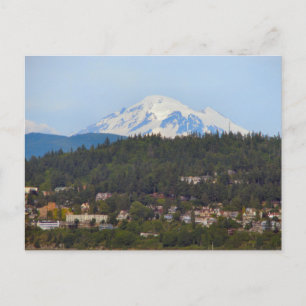 Mt Baker uit de baai Briefkaart