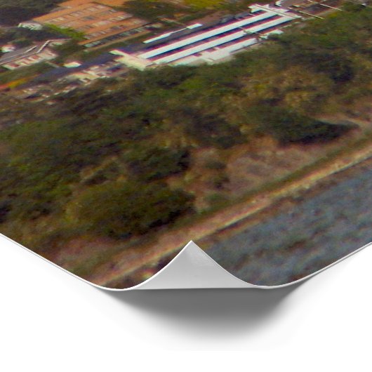 Mt Baker uit de baai Poster (Hoek)