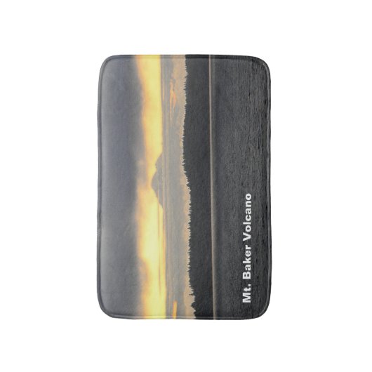 Mt. Baker Volcano Badmat (Voorkant Verticaal)