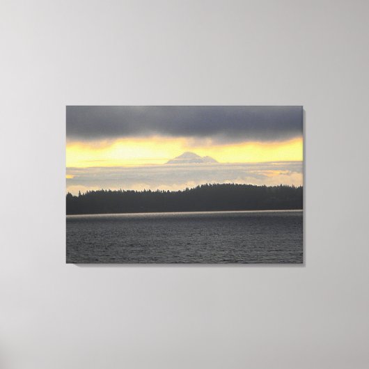 Mt. Baker Volcano Canvas Afdruk (Voorkant)