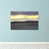 Mt. Baker Volcano Canvas Afdruk (Insitu (Houten vloer))