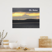 Mt. Baker Volcano Poster (Keuken)