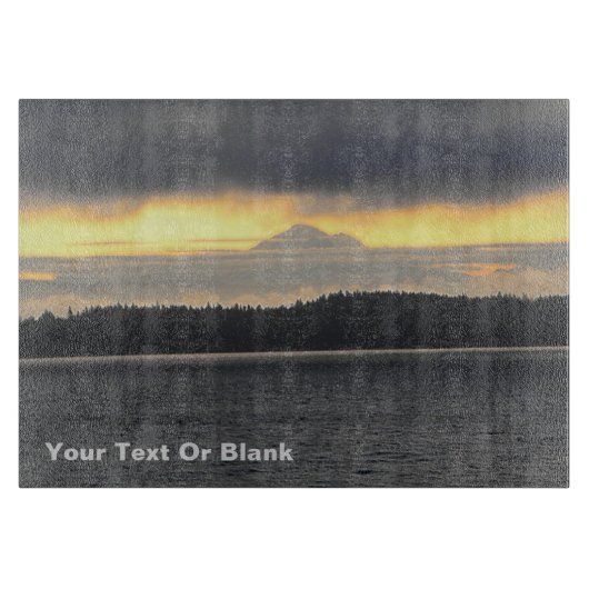 Mt. Baker Volcano Snijplank (Voorkant)