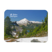 Mt. Baker Washington Flexible Photo Magnet Magneet (Horizontaal)