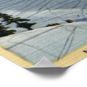 Mt. Baker, Washington - Uitzicht van Mt. Baker Ski Poster (Hoek)