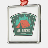 Mt. Baker Wilderness Washington Kamperen Metalen Ornament (Links)