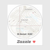Mt. Bierstadt Colorado Fourteener Sticker (Vel)