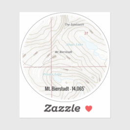 Mt. Bierstadt Colorado Fourteener Sticker
