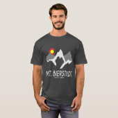 Mt Bierstadt Hiking Colorado Mountain Mannen Vrouw T-shirt (Voorkant volledig)