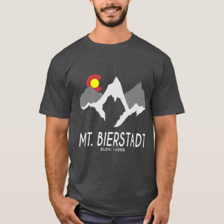 Mt Bierstadt Hiking Colorado Mountain Mannen Vrouw T-shirt
