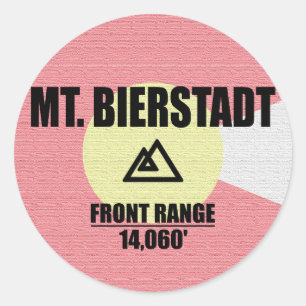 Mt. Bierstadt Ronde Sticker