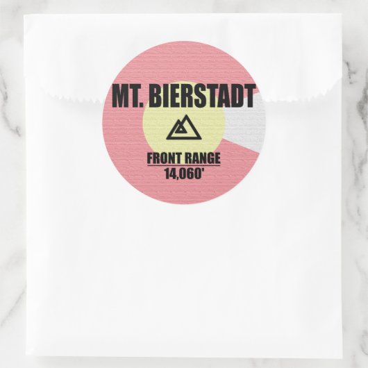 Mt. Bierstadt Ronde Sticker (Tas)