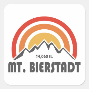 Mt. Bierstadt Vierkante Sticker