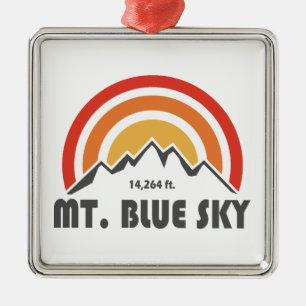 Mt. Blue Sky Colorado Metalen Ornament