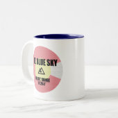 Mt. Blue Sky Colorado Tweekleurige Koffiemok (Voorkant links)
