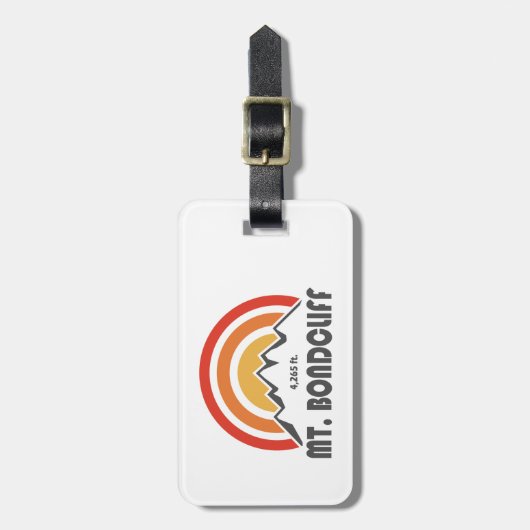 Mt. Bondcliff New Hampshire Bagagelabel (Voorkant verticaal)