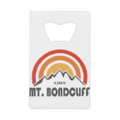 Mt. Bondcliff New Hampshire Creditkaart Flessenopener (Voorkant)