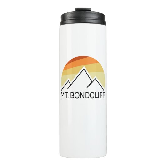 Mt. Bondcliff New Hampshire Retro Thermosbeker (Voorkant)