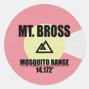 Mt. Bross Ronde Sticker