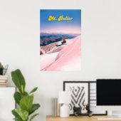 Mt Buller Australië Skigebied Reisposter Poster (Thuiskantoor)