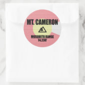 Mt. Cameron Ronde Sticker (Tas)