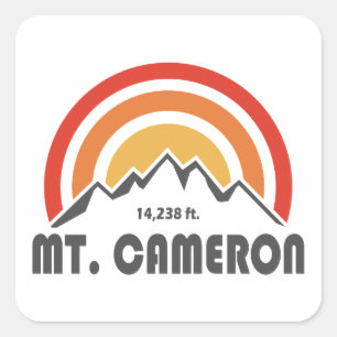 Mt. Cameron Vierkante Sticker