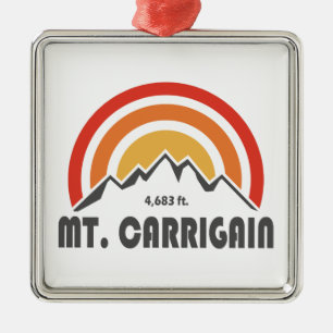 Mt. Carrigain New Hampshire Metalen Ornament