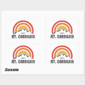 Mt. Carrigain New Hampshire Rechthoekige Sticker (Vel)