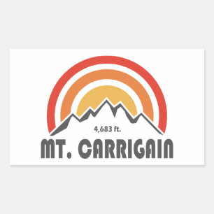 Mt. Carrigain New Hampshire Rechthoekige Sticker