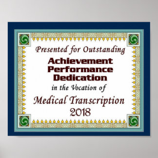 MT-certificaat 2018 Poster