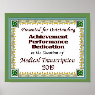 MT-certificaat 2019 Poster