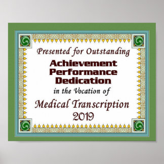 MT-certificaat 2019 Poster