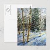 Mt Charleston-bomen in de sneeuw Briefkaart (Voorkant / Achterkant)