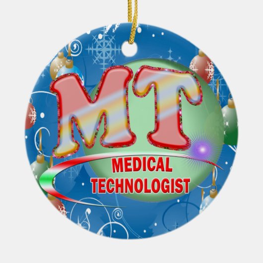 MT CHRISTMAS ORNAMENT - MEDISCHE TECHNOLOGIST (Voorkant)