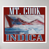 MT COOK INDICA POSTER (Voorkant)
