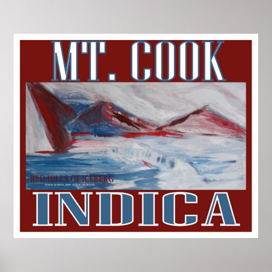 MT COOK INDICA POSTER (Voorkant)