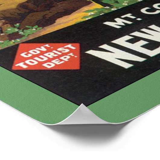 Mt Cook New Zealand (canvas) Poster (Hoek)