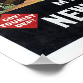 Mt.Cook New Zealand - Vintage Travel Art Poster (Hoek)