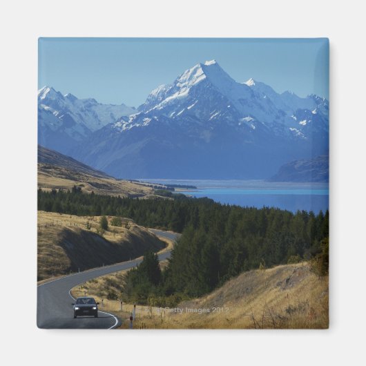 Mt. Cook, Nieuw-Zeeland Magneet (Voorkant)