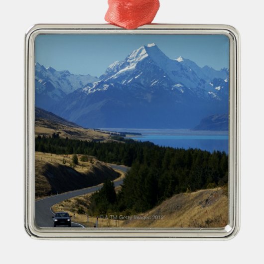 Mt. Cook, Nieuw-Zeeland Metalen Ornament (Voorkant)
