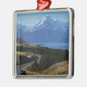 Mt. Cook, Nieuw-Zeeland Metalen Ornament (Links)