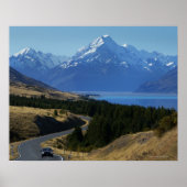 Mt. Cook, Nieuw-Zeeland Poster (Voorkant)