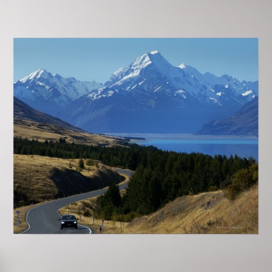 Mt. Cook, Nieuw-Zeeland Poster (Voorkant)