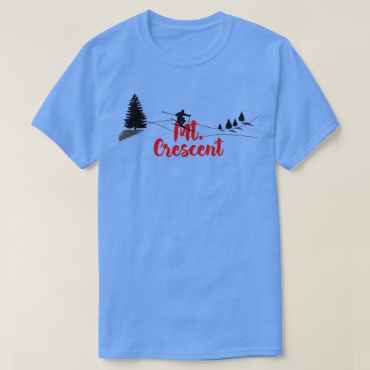 Mt Crescent Ski Long T-shirt (Design voorkant)
