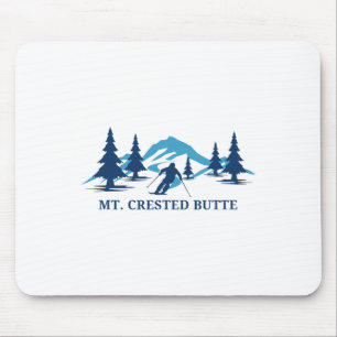 Mt. Crested Butte Colorado Skigebied Skiën Skilope Muismat