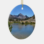 Mt. Dana van Shell Lake, Tioga Pass, CA Keramisch Ornament (Rechts)