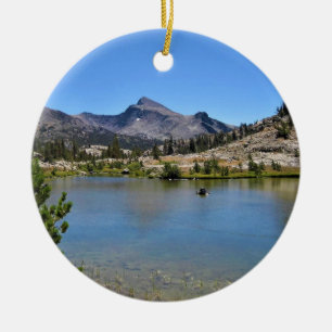Mt. Dana van Shell Lake, Tioga Pass, CA Keramisch Ornament