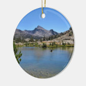 Mt. Dana van Shell Lake, Tioga Pass, CA Keramisch Ornament (Links)